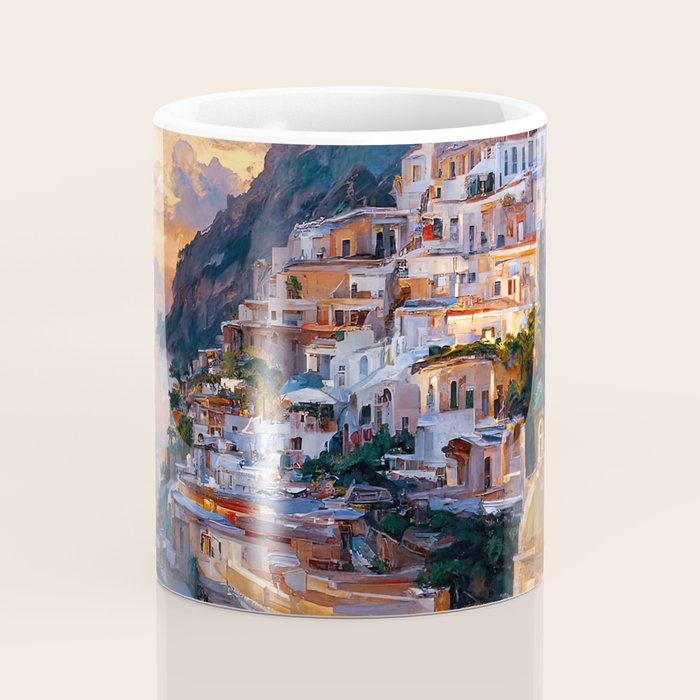 Panoramas of Italy, Positano Coffee Mug Gallery Image 4