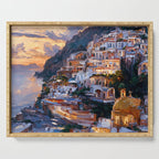 Panoramas of Italy, Positano Serving Tray Gallery Image 1