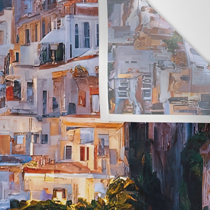 Panoramas of Italy, Positano Wall Tapestry Gallery Image 3