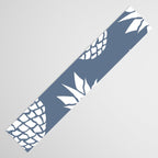 Festive, Tropical, Pineapples, Blue and White Table Runner Gallery Image 3