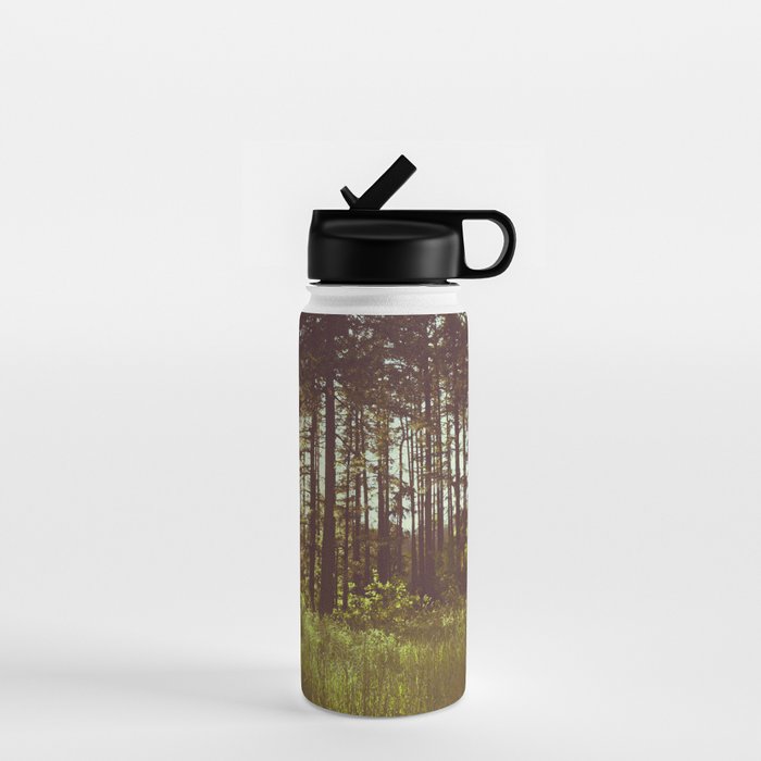 Summer Forest Sunlight - Nature Photography Water Bottle Gallery Image 1