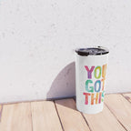 You Got This Rainbow Watercolor Travel Mug Gallery Image 4