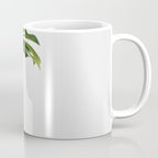 Single Monstera Leaf In Clear Glass Zen Minimalist House Plant Photo Coffee Mug Gallery Image 1