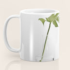 Single Monstera Leaf In Clear Glass Zen Minimalist House Plant Photo Coffee Mug Gallery Image 3