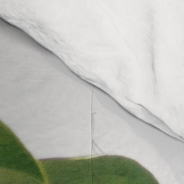 Single Monstera Leaf In Clear Glass Zen Minimalist House Plant Photo Comforter Gallery Image 4