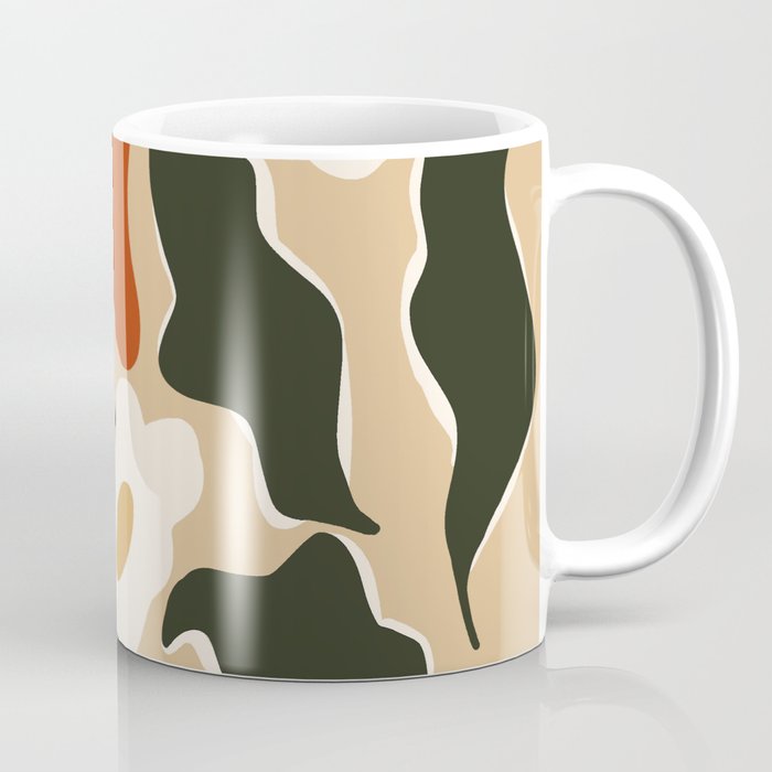RETRO BOLD flowers  Coffee Mug Gallery Image 1