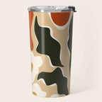 RETRO BOLD flowers  Travel Mug Gallery Image 2