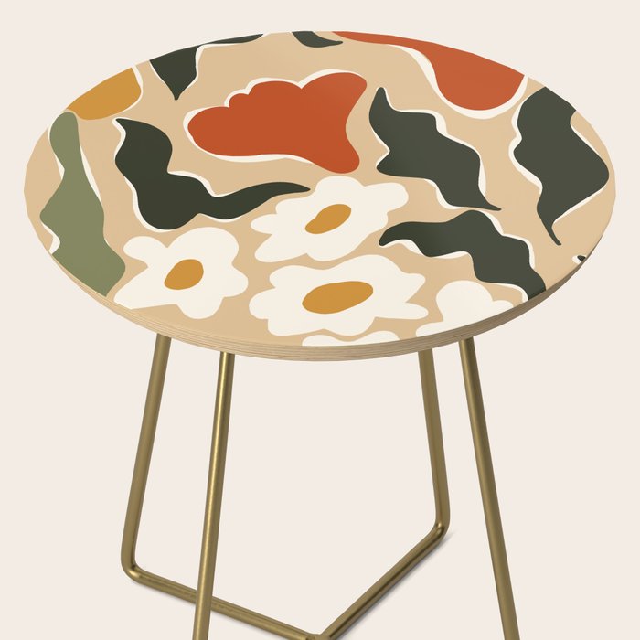RETRO BOLD flowers  Side Table Gallery Image 2