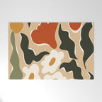RETRO BOLD flowers  Welcome Mat Gallery Image 1