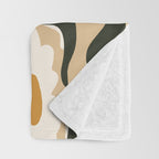 RETRO BOLD flowers  Throw Blanket Gallery Image 3