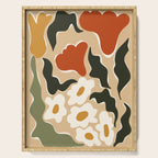 RETRO BOLD flowers  Serving Tray Gallery Image 1