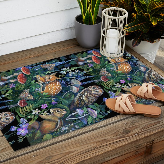 Enchanted Forest Outdoor Rug Gallery Image 2