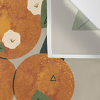 Orange Bouquet Wall Tapestry Gallery Image 3