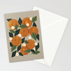 Orange Bouquet Stationery Card Gallery Image 2