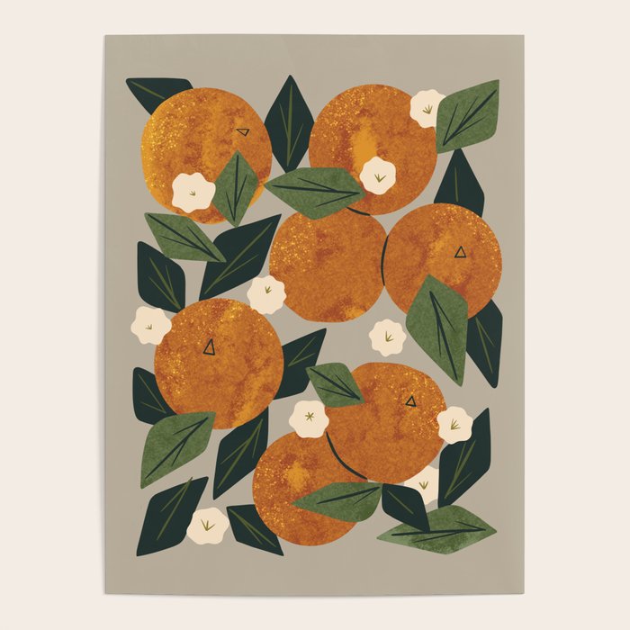 Orange Bouquet Poster Gallery Image 4