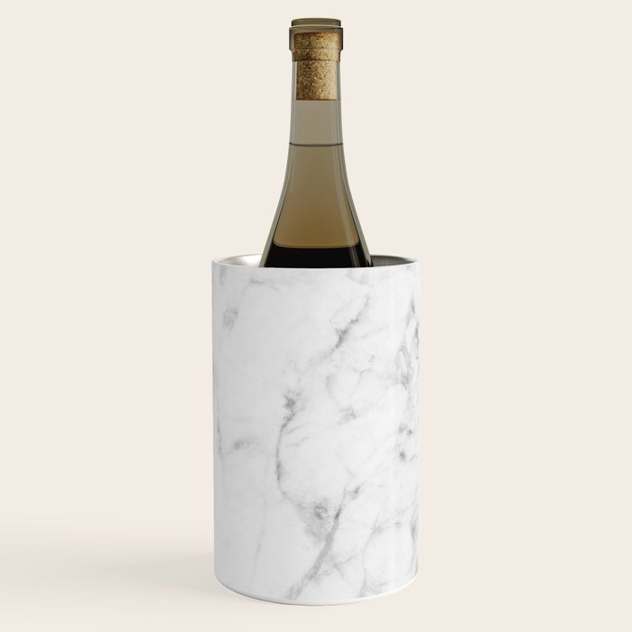 White Marble Wine Chiller Gallery Image 2