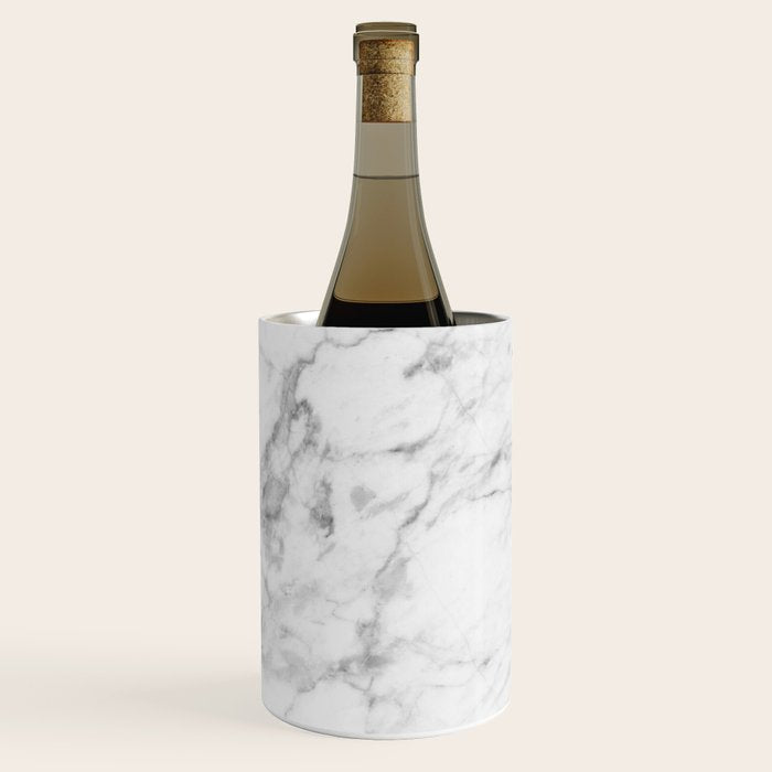 White Marble Wine Chiller Gallery Image 3