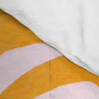 Abstract in Yellow and Cream Comforter Gallery Image 4