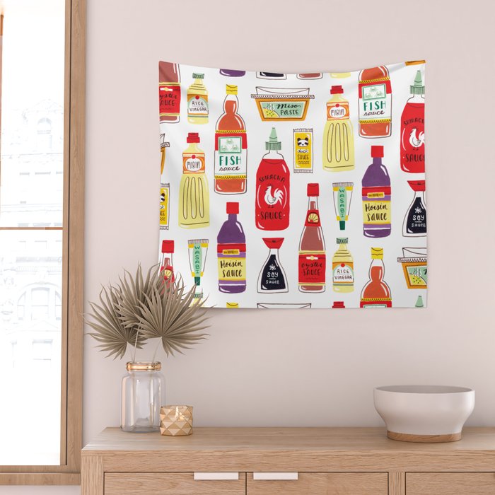 Asian Seasonings Wall Tapestry Gallery Image 2