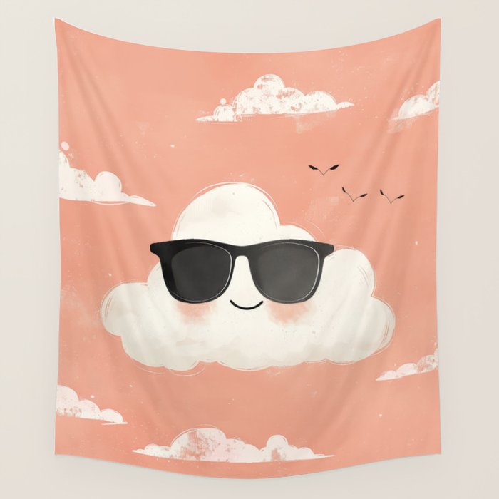 Too Cool to Rain Wall Tapestry Gallery Image 4