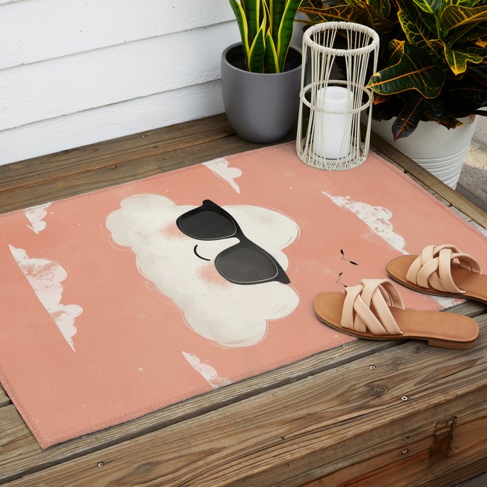 Too Cool to Rain Outdoor Rug Gallery Image 2