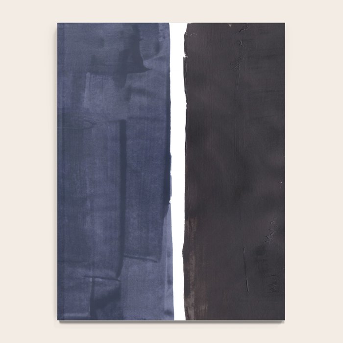 Navy Black Rothko Fun Colorful Mid Century Modern Abstract Painting Shapes Pattern Notebook Gallery Image 4