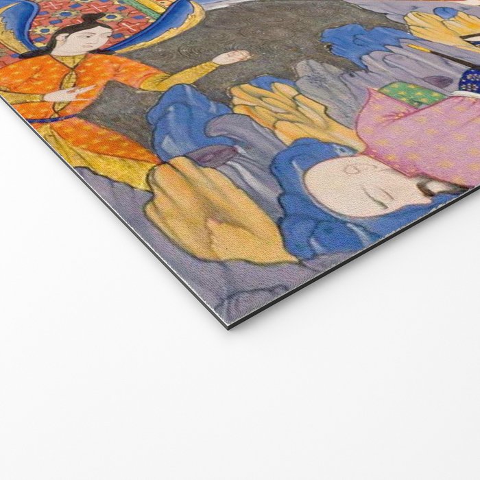 Fighting at the gates of Khaybar Islamic Antique Art  Welcome Mat Gallery Image 2