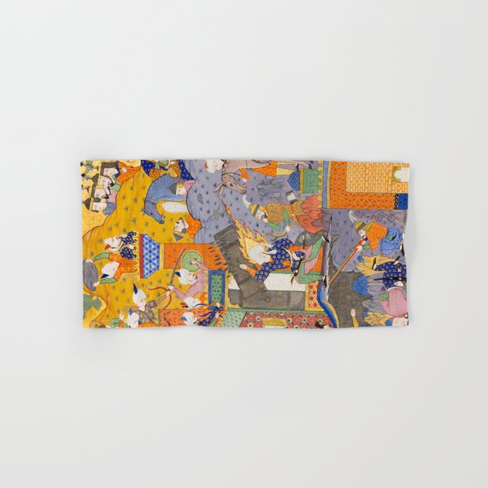 Fighting at the gates of Khaybar Islamic Antique Art  Bath Towel Gallery Image 1