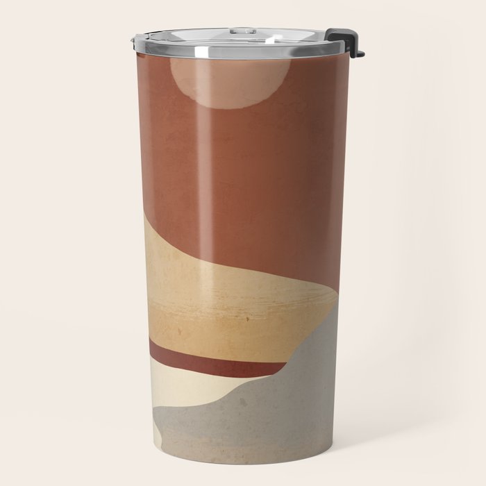Minimal Art Landscape 10 Travel Mug Gallery Image 2