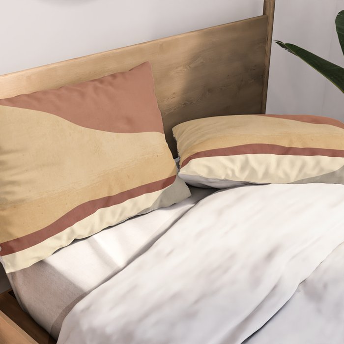 Minimal Art Landscape 10 Pillow Sham Gallery Image 2