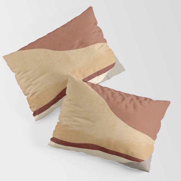 Minimal Art Landscape 10 Pillow Sham Gallery Image 1