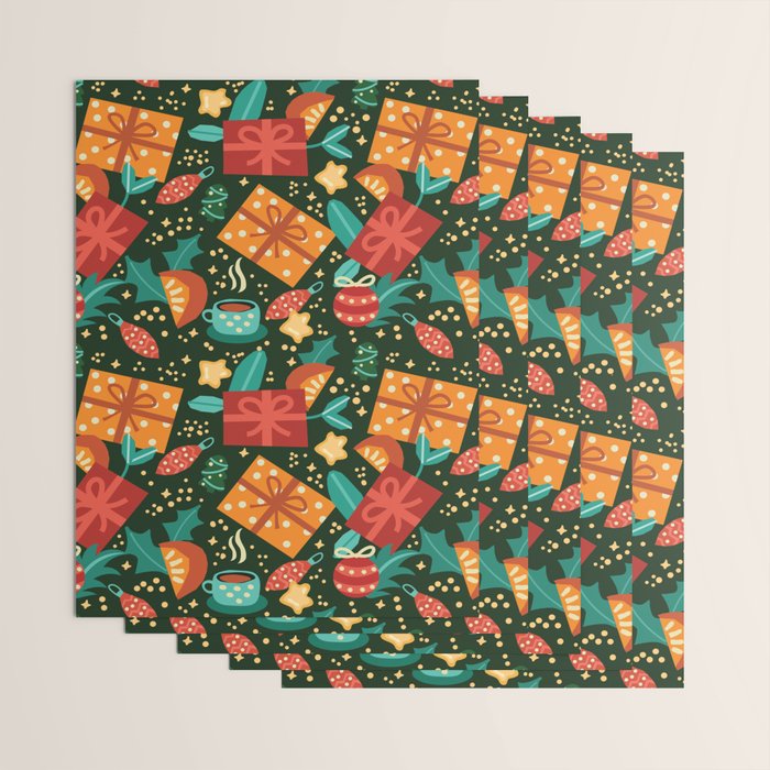 Christmas presents pattern Wrapping Paper Gallery Image 3