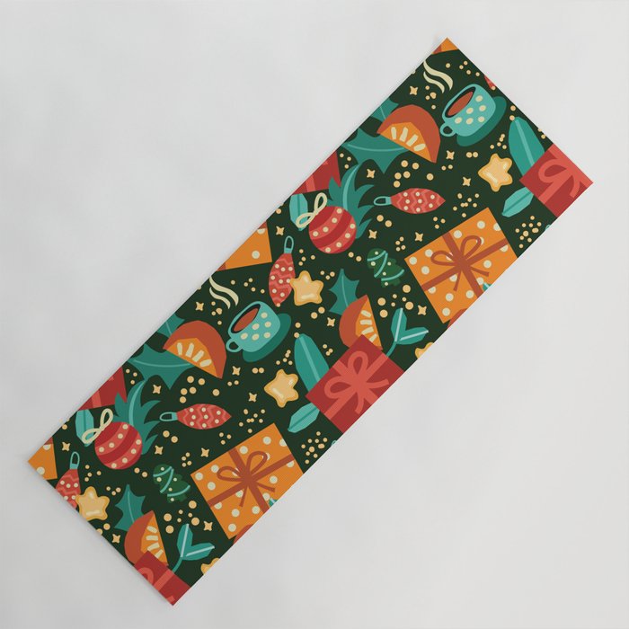 Christmas presents pattern Yoga Mat Gallery Image 1