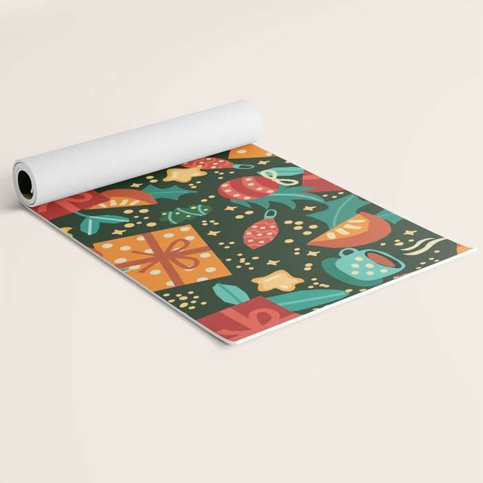 Christmas presents pattern Yoga Mat Gallery Image 2