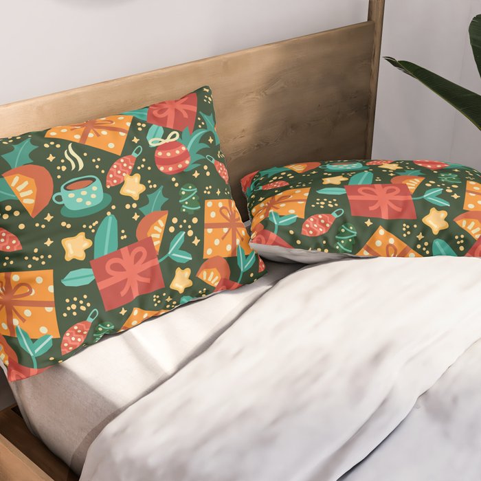 Christmas presents pattern Pillow Sham Gallery Image 2