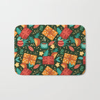 Christmas presents pattern Bath Mat Gallery Image 1