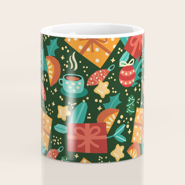Christmas presents pattern Coffee Mug Gallery Image 4