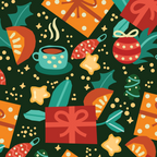 Christmas presents pattern Coffee Mug Gallery Image 2