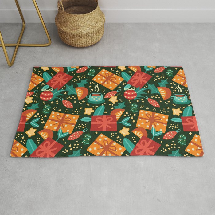 Christmas presents pattern Rug Gallery Image 1