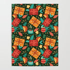 Christmas presents pattern Poster Gallery Image 4