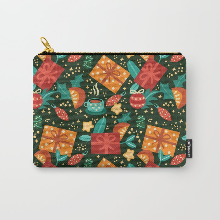 Christmas presents pattern Carry All Pouch Gallery Image 1