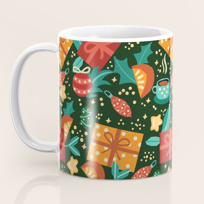 Christmas presents pattern Coffee Mug Gallery Image 3
