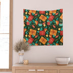 Christmas presents pattern Wall Tapestry Gallery Image 2