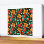Christmas presents pattern Wall Mural Gallery Image 2