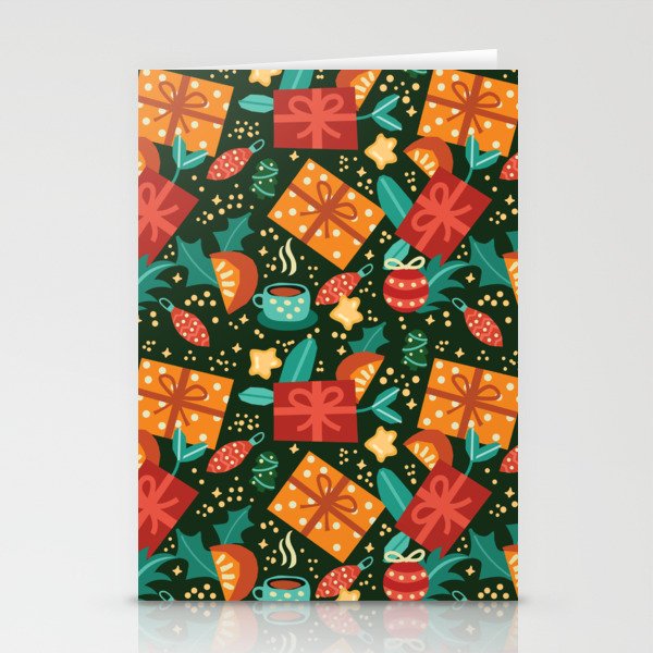 Christmas presents pattern Stationery Card Gallery Image 2