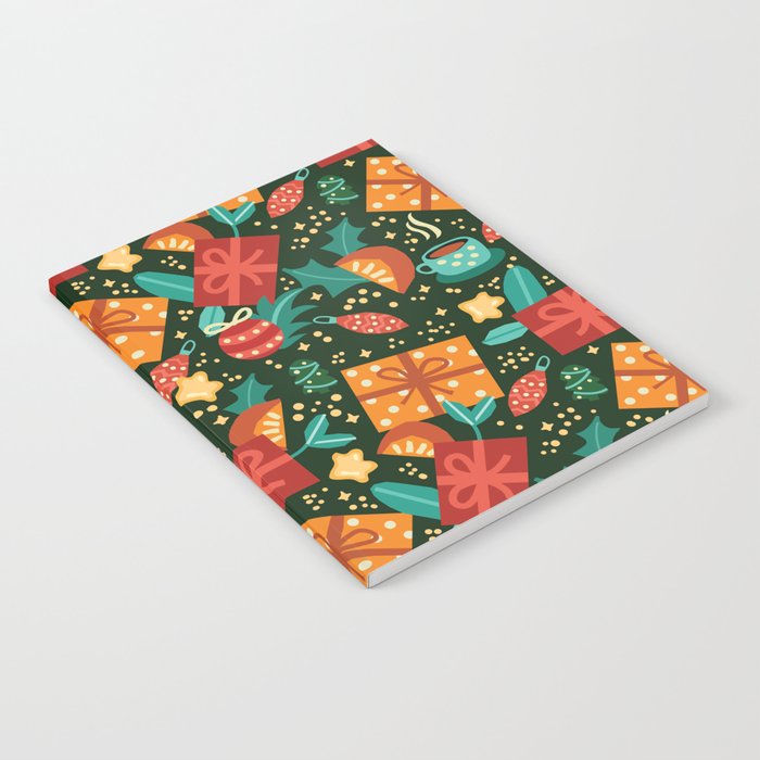 Christmas presents pattern Notebook Gallery Image 1