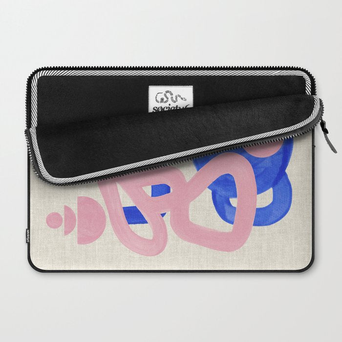 Pink Mountain Peak Laptop Sleeve Gallery Image 2