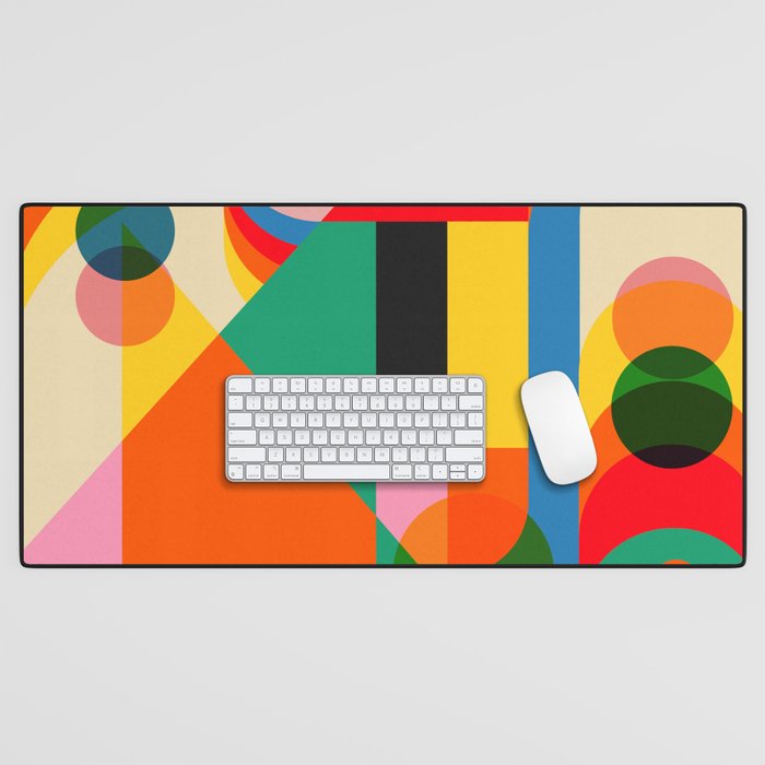 Geometric Girls Desk Mat Gallery Image 1