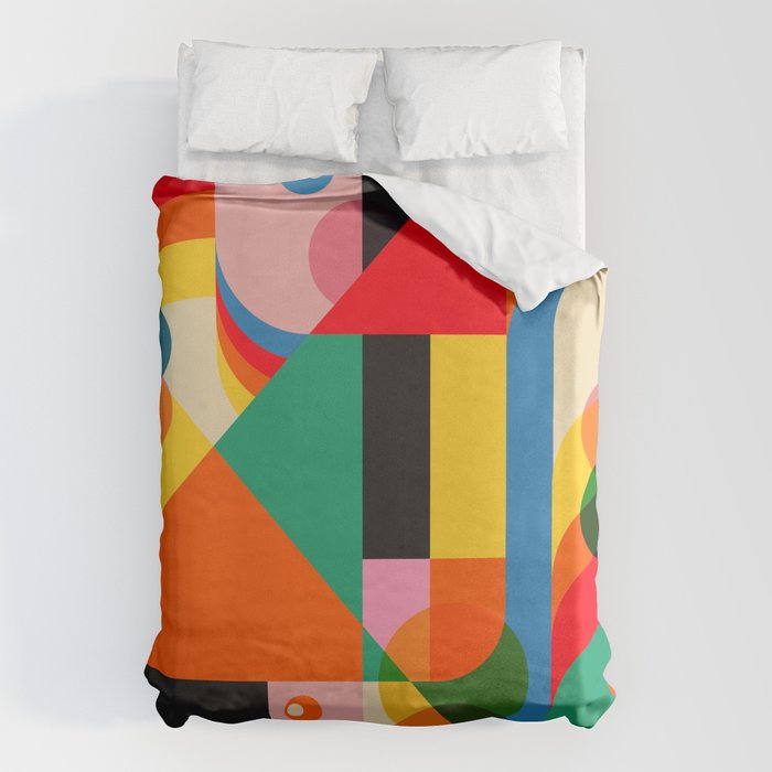 Geometric Girls Duvet Cover Gallery Image 6