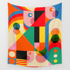 Geometric Girls Wall Tapestry Gallery Image 4